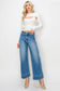 RISEN High Rise Wide Leg Jeans