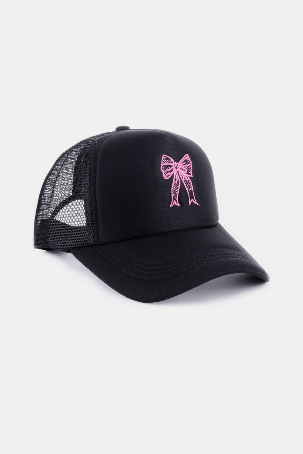 Zenana Bow Embroidery Trucker Hat