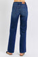 Judy Blue Dark Wash Tummy Control Straight Jeans