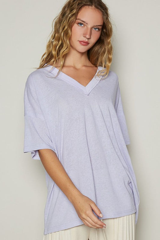 Time To Travel Top - Lilac
