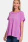 Zenana Lavender Waffle Top