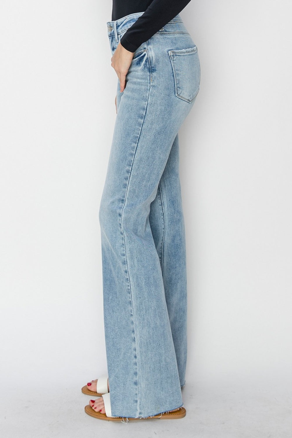 RISEN High Rise Bootcut Jeans