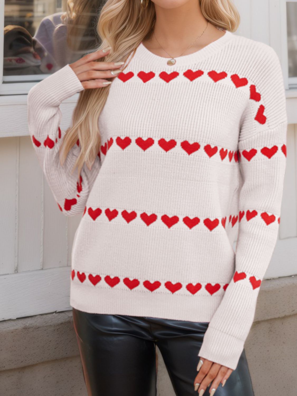 Tons of Hearts Sweater