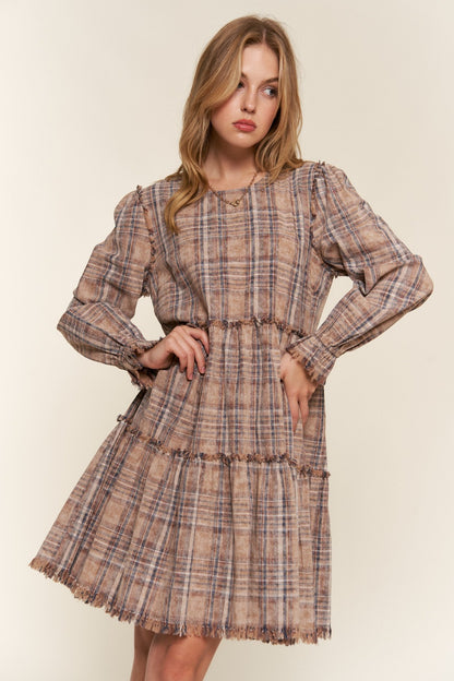 Ruth Plaid Dress