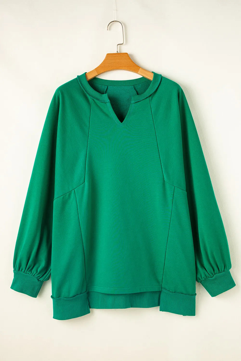 Plus Size Green Sweatshirt