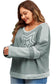 Plus Size Sage Star Top