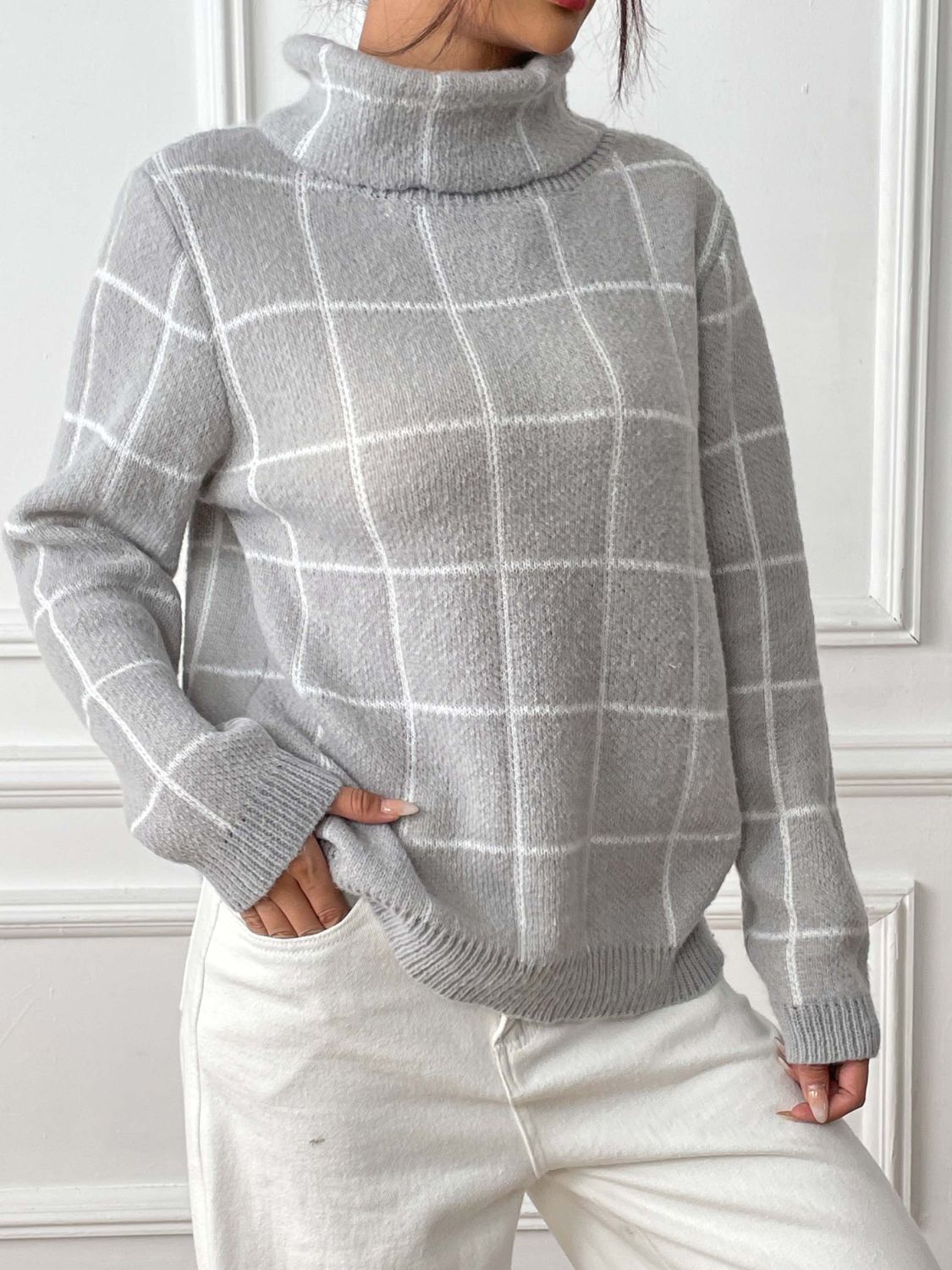 Passive Plaid Sweater