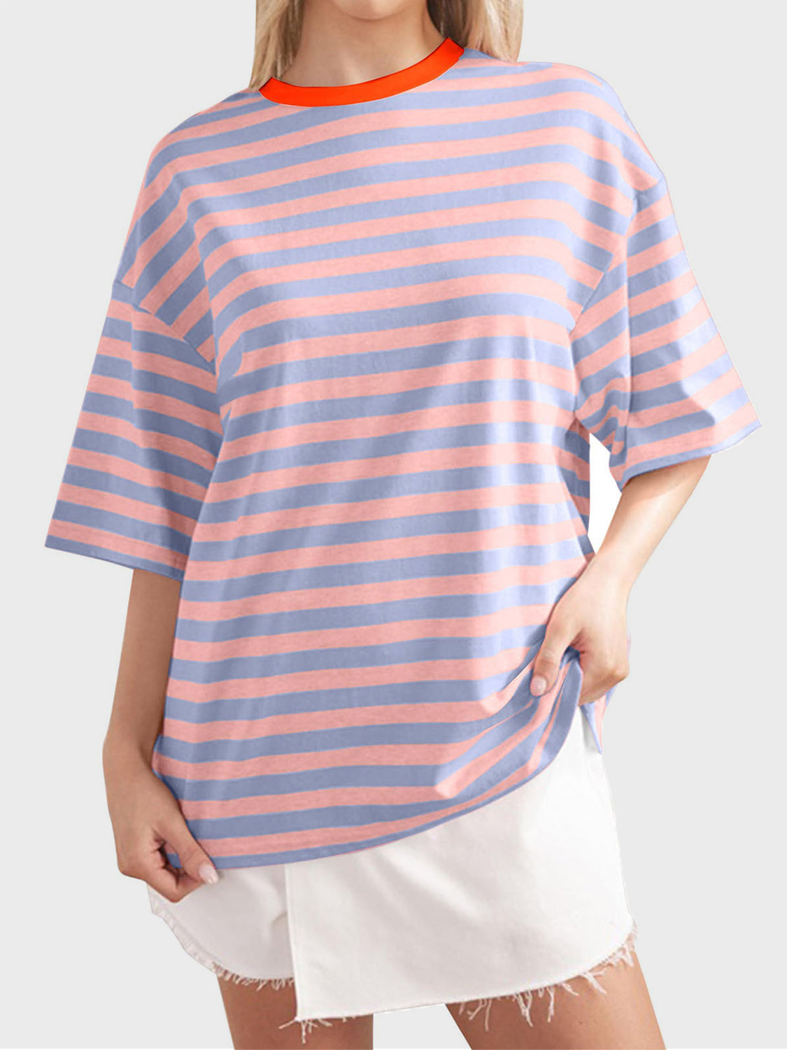 Oversized Stripe Top