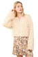 Shaggy Sweater Jacket - Cream