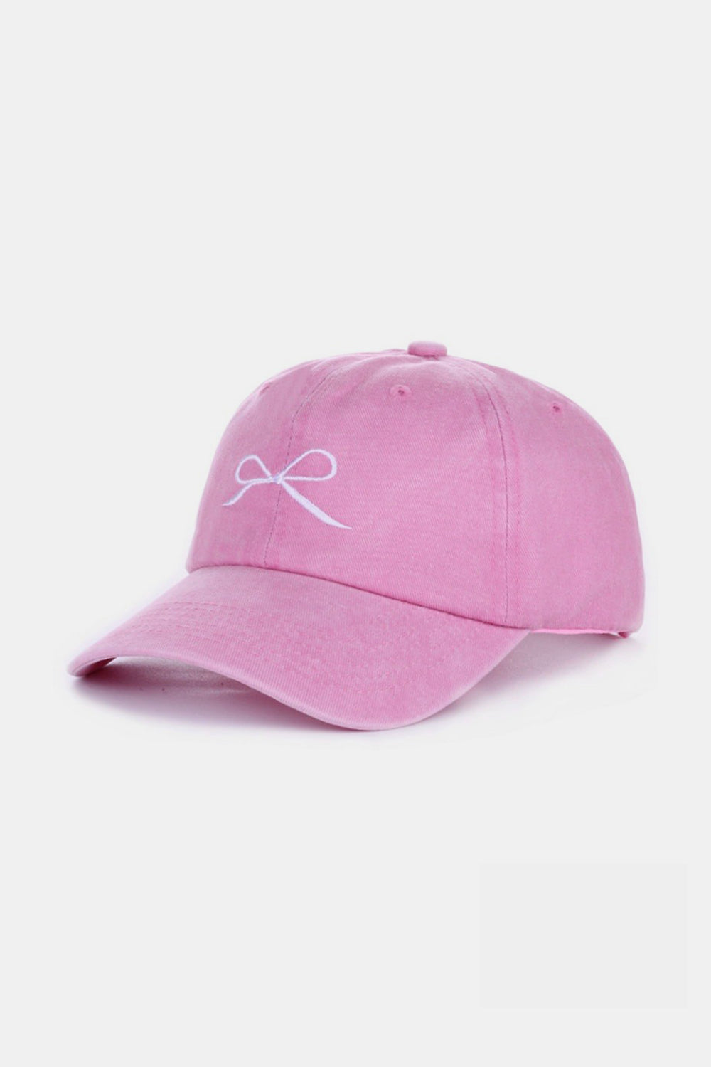 Zenana Bow Embroidered Baseball Cap