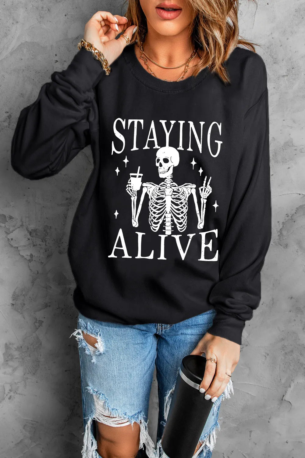 Staying Alive Sweatshirt