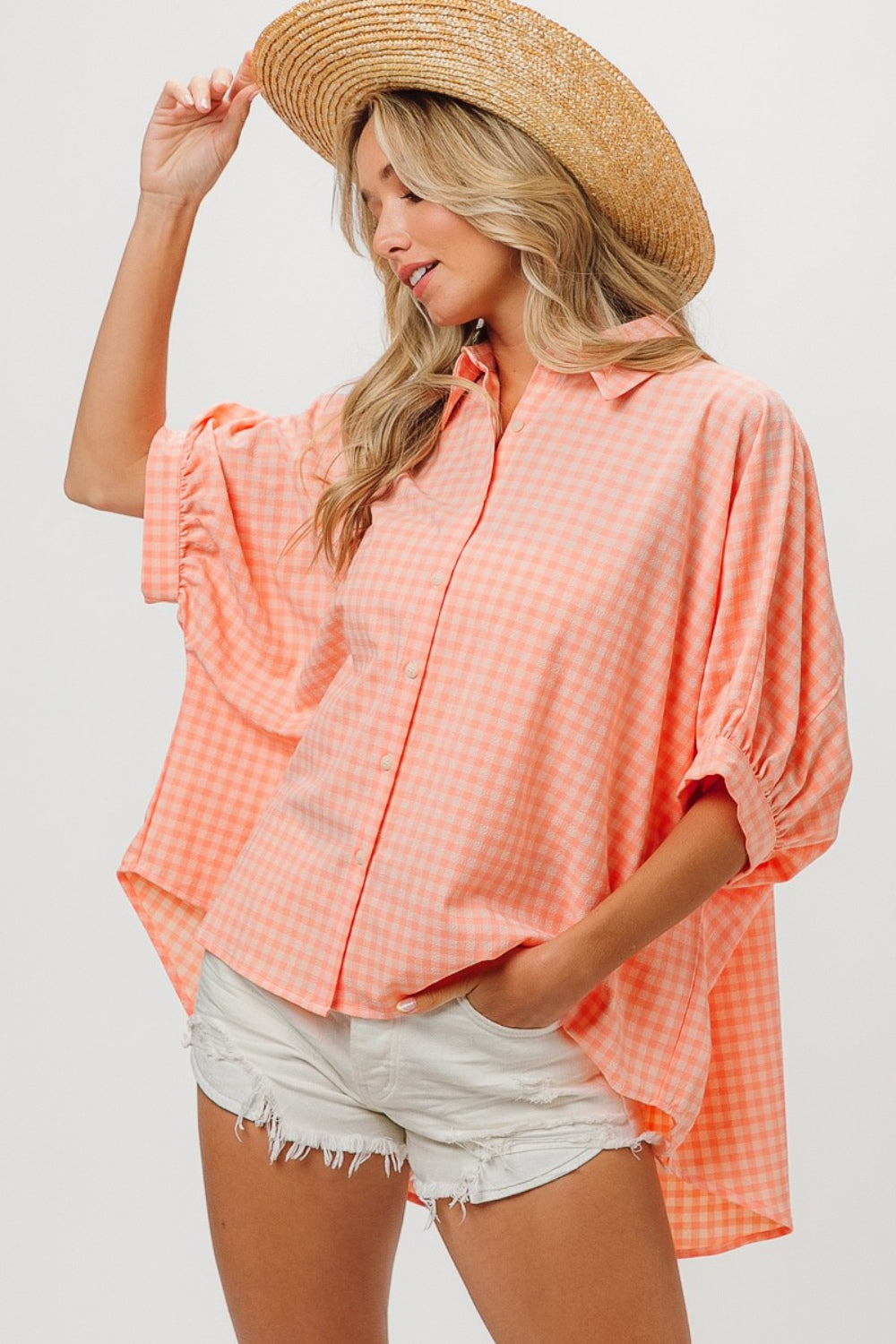 Gingham Queen Top