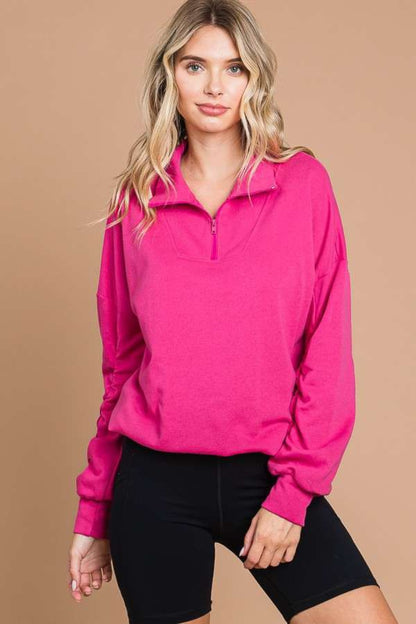 Satin Rose Sweatshirt