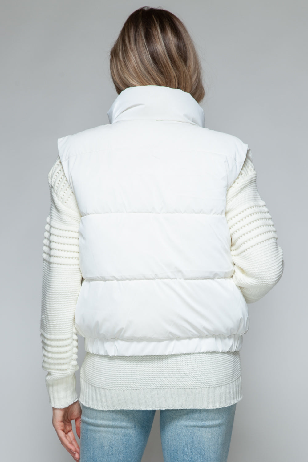 Get Puffy With It Vest - Off White