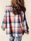 Indigo Pink Plaid Jacket