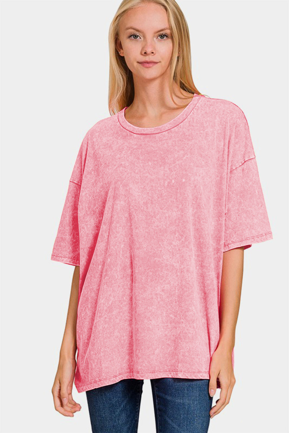 Zenana  Oversized T-Shirt - Pink