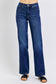 Judy Blue Dark Wash Tummy Control Straight Jeans