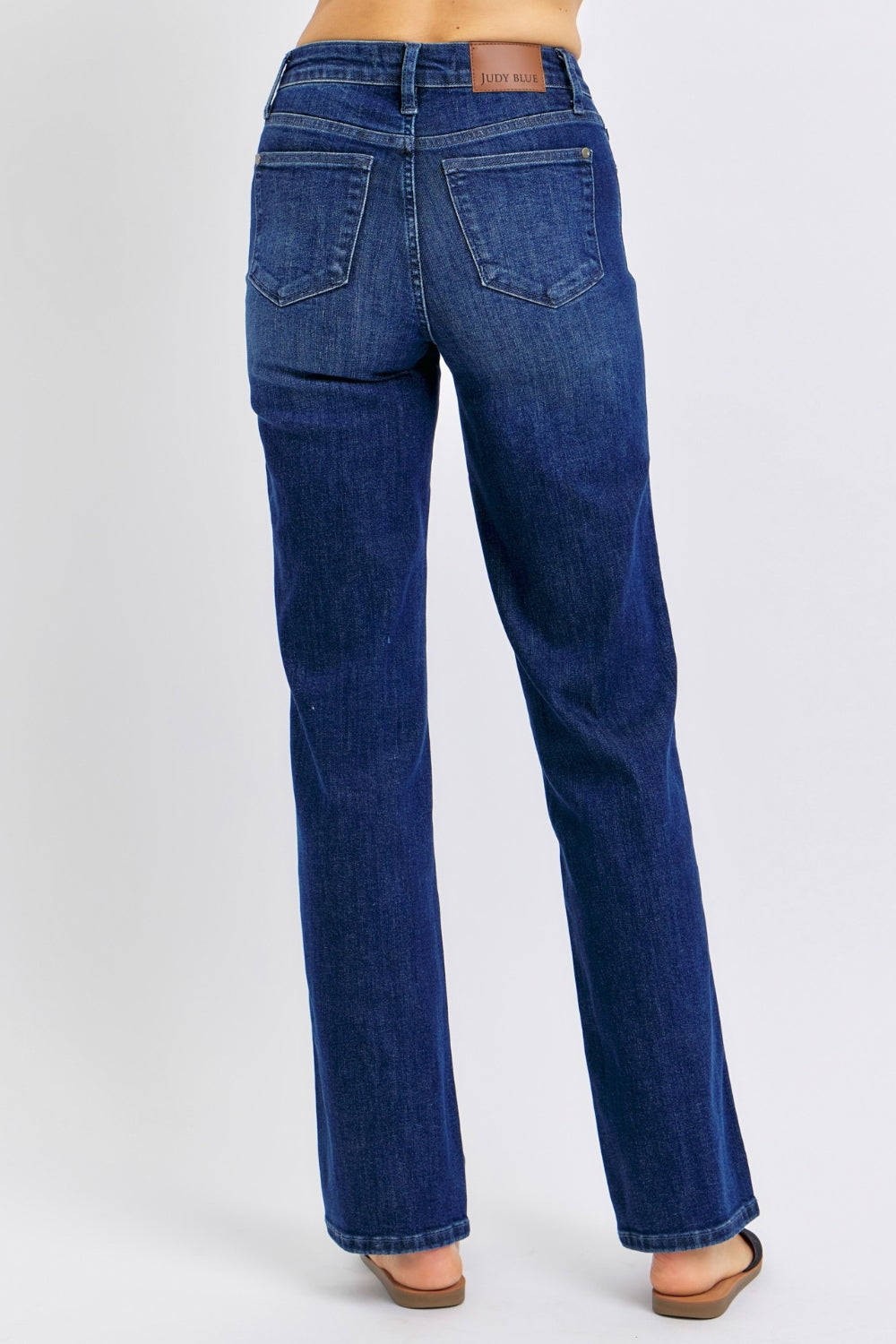 Judy Blue Dark Wash Tummy Control Straight Jeans