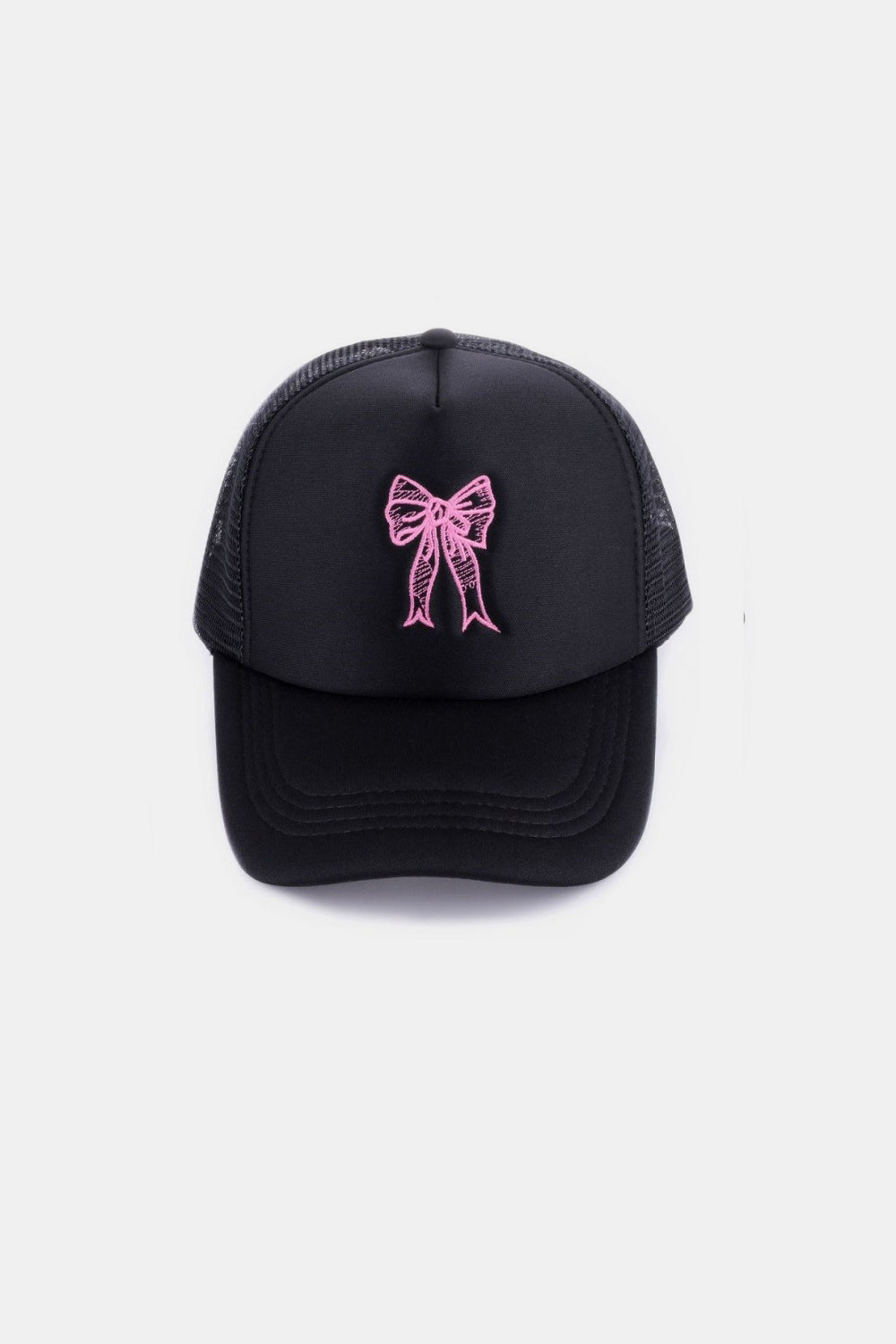 Zenana Bow Embroidery Trucker Hat