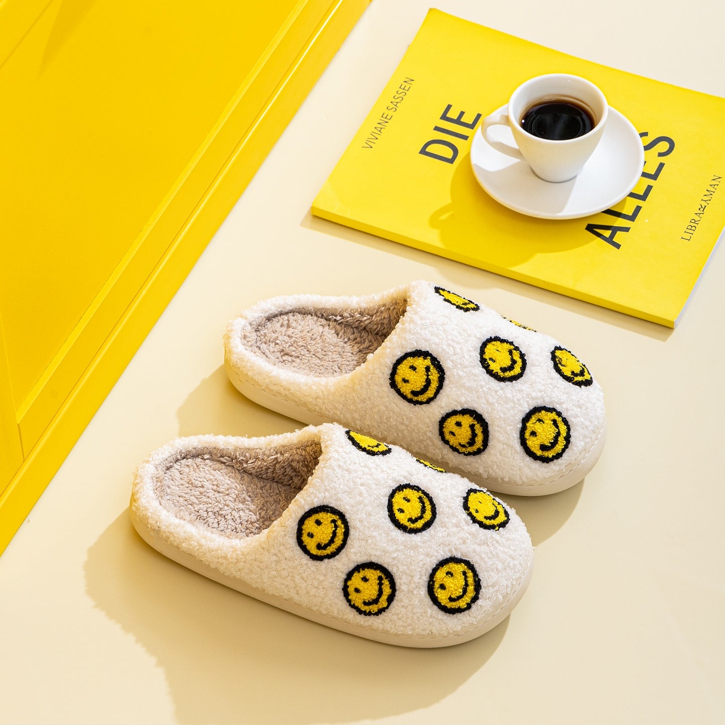 Smiley Face Slippers