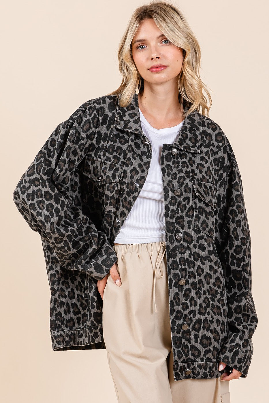 Lorraine Leopard Jacket