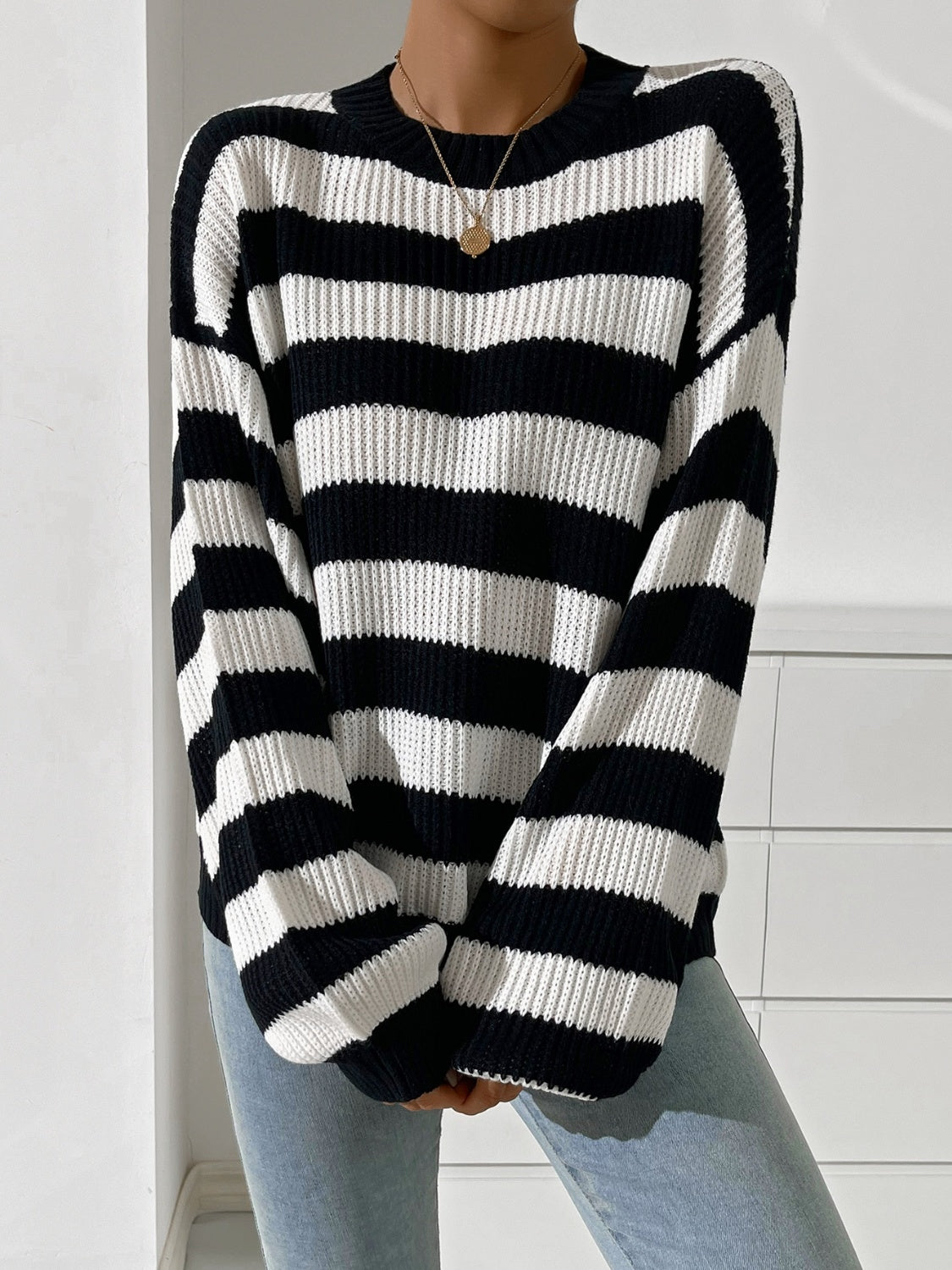 Summerset Striped Sweater