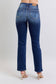 Judy Blue Straight Leg Jeans with Pockets - Dark Wash