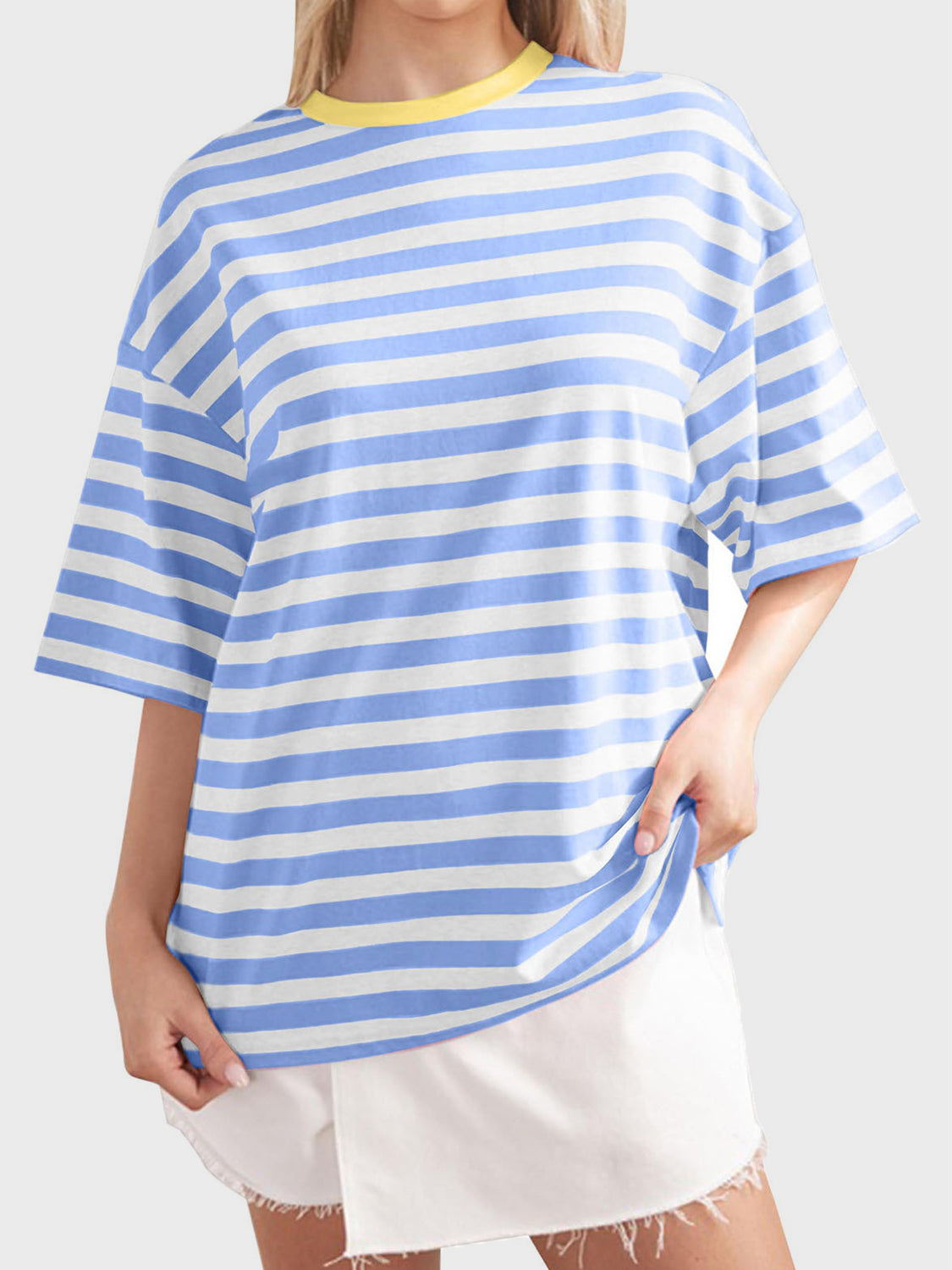 Oversized Stripe Top