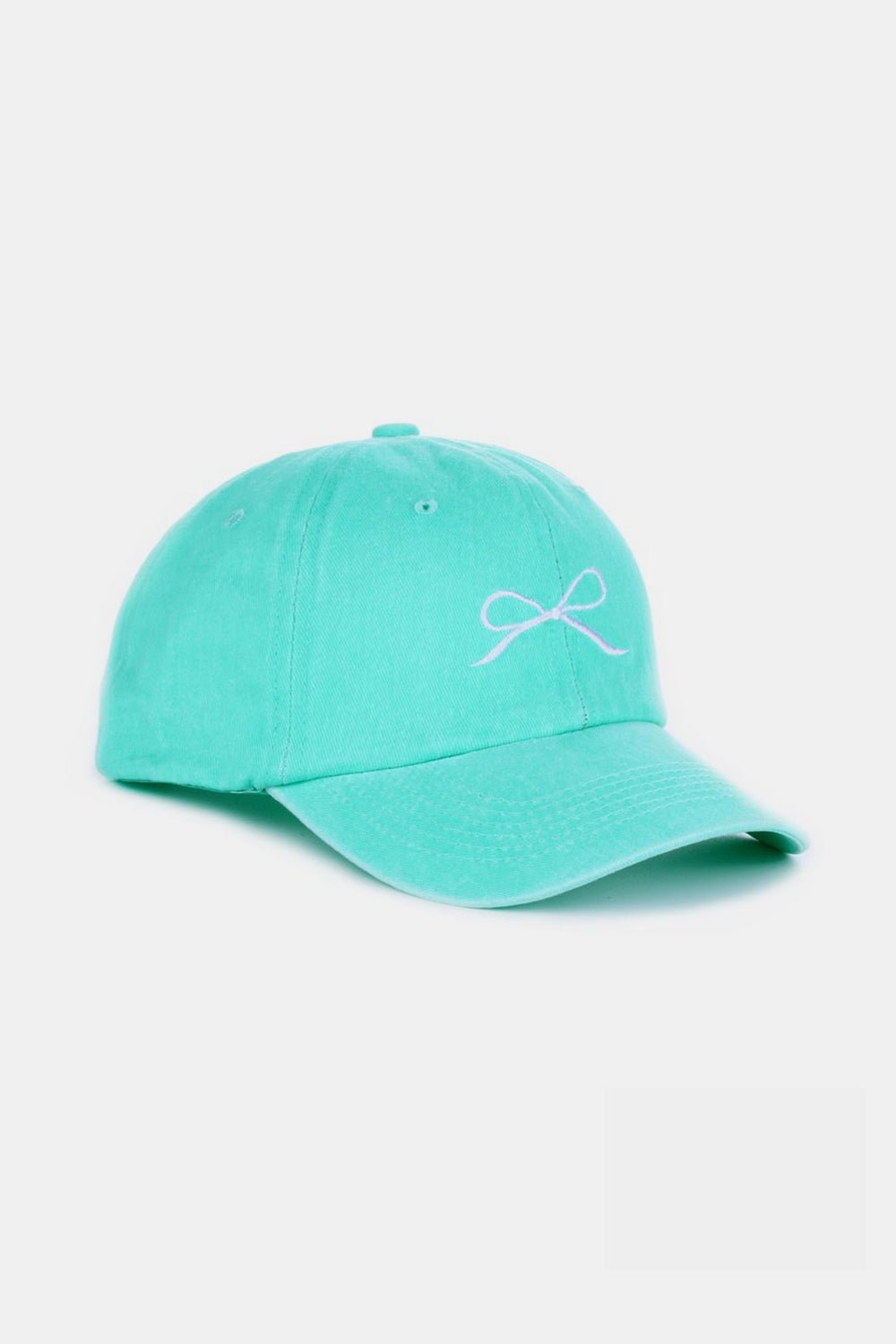 Zenana Bow Embroidered Baseball Cap