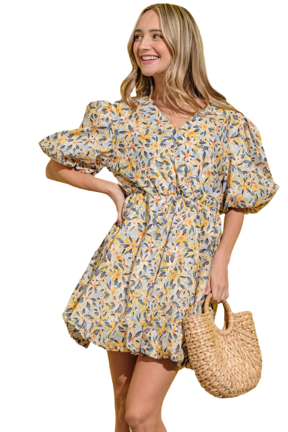 Bellflower Dress - Yellow