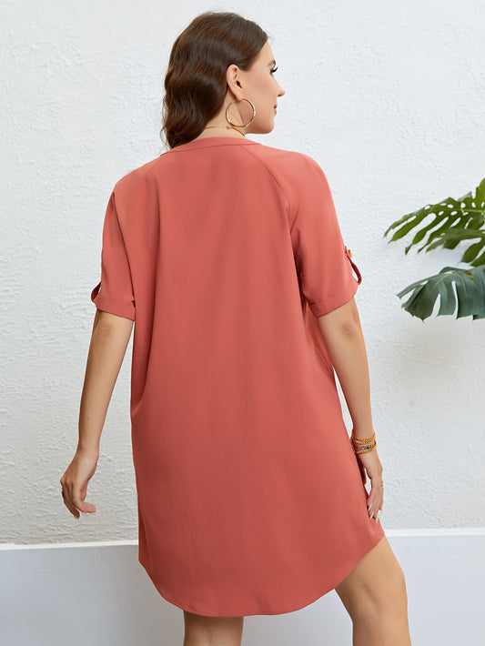 Plus Size Coral Cutie Dress