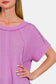 Zenana Lavender Waffle Top