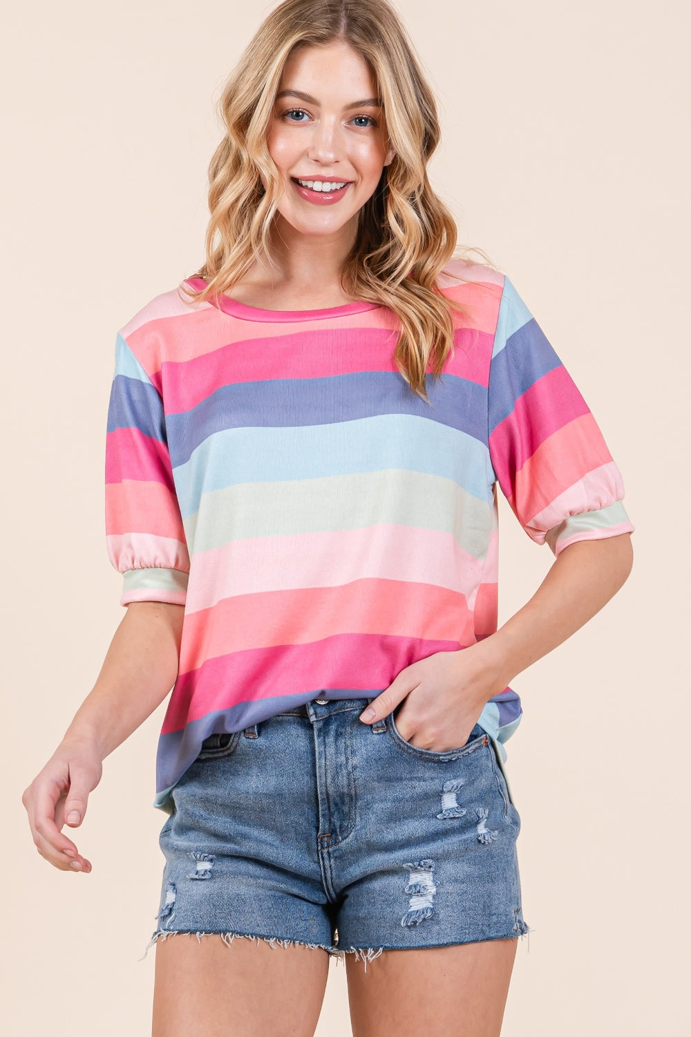 Symphony of Stripes Top