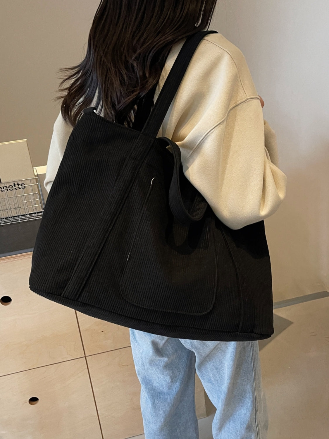 Corduroy Tote Bag