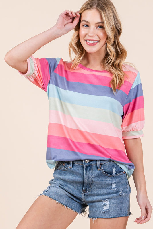 Symphony of Stripes Top