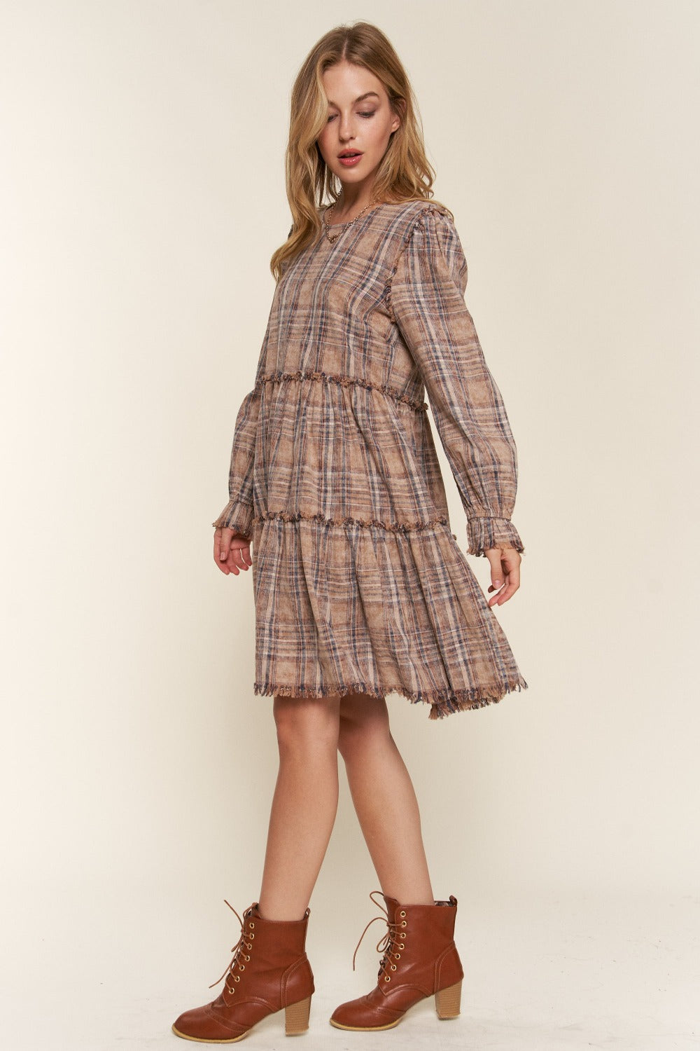 Ruth Plaid Dress