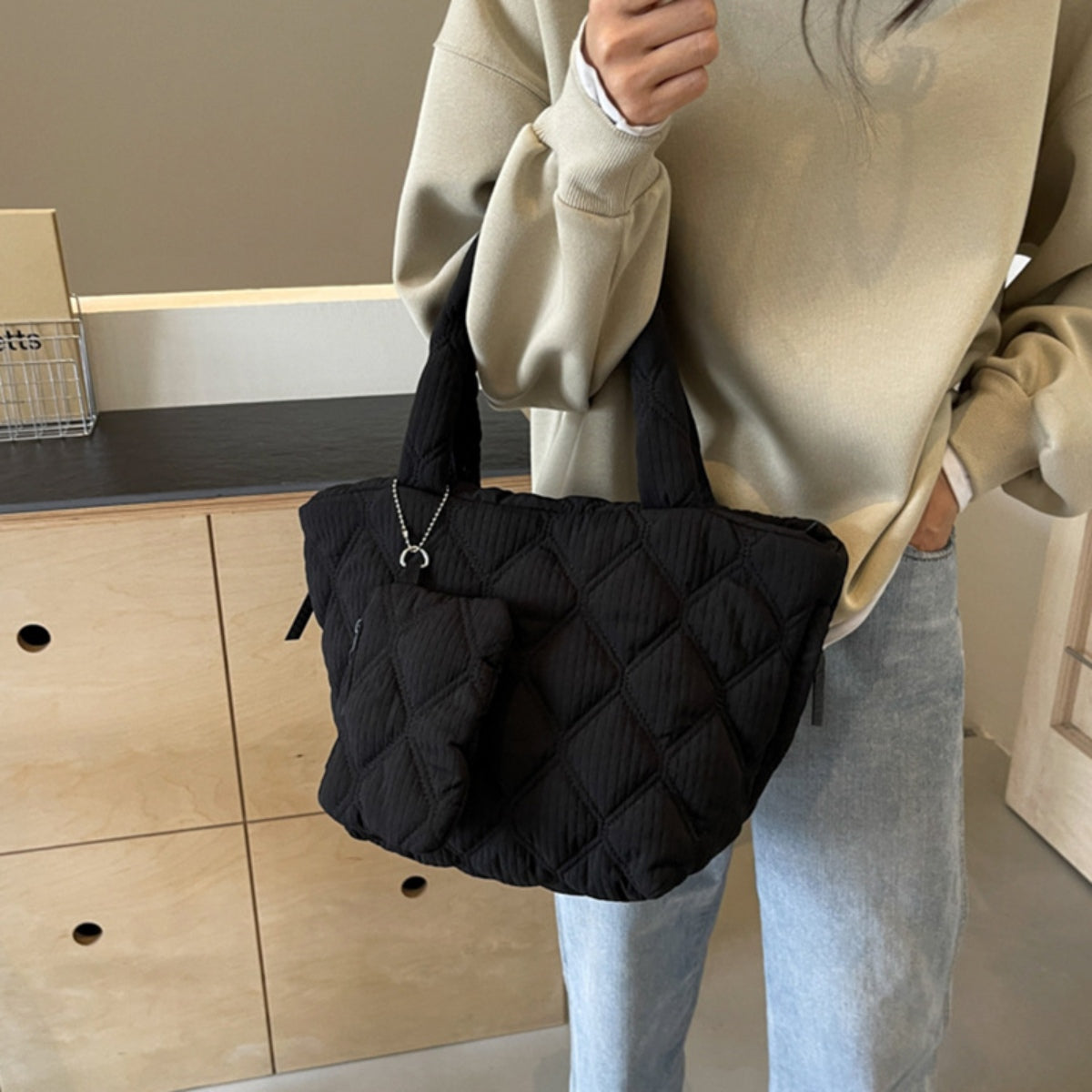 Quilted Tote Bag