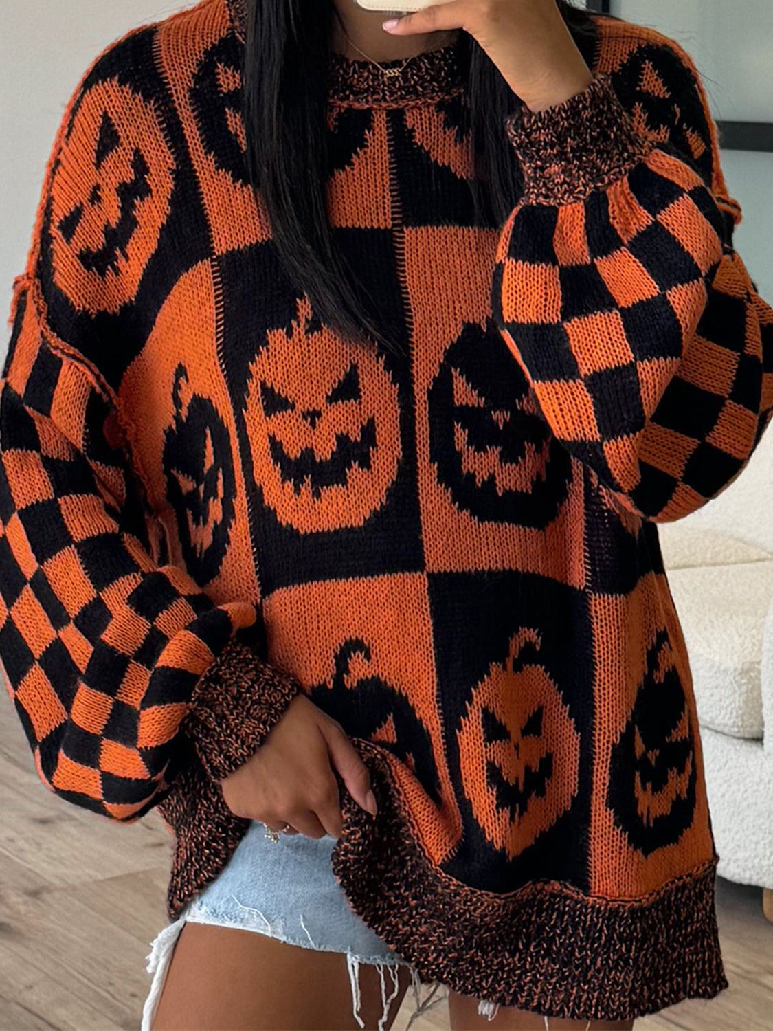 Pumpkins Everywhere Sweater