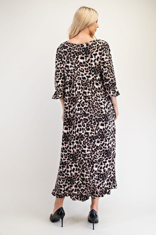 Stephanie Leopard Dress