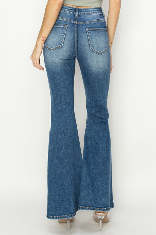 RISEN High Rise Flare Jeans