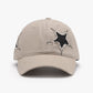 Star Raw Hem Baseball Cap