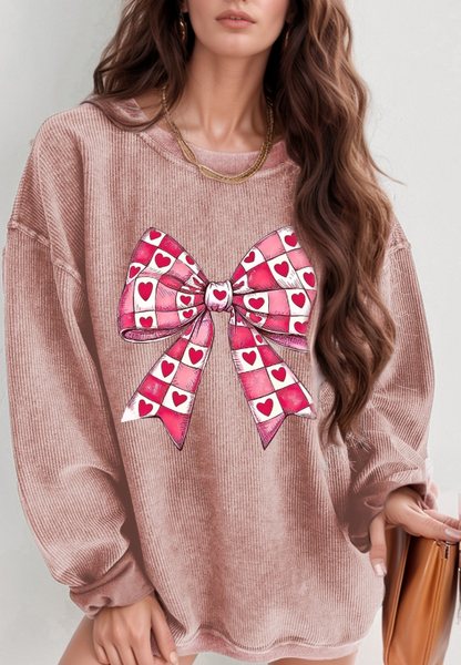 Heart Bow Sweatshirt