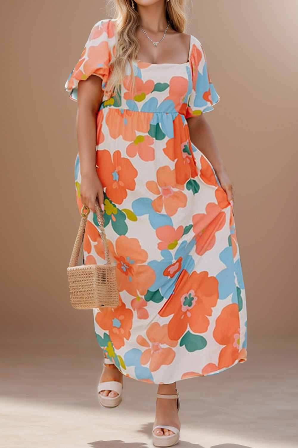 Plus Size Garden Party Dress