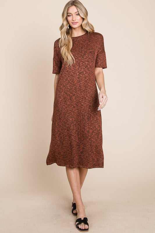 Norway Dress - Rust