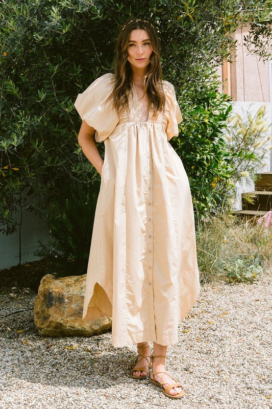 Chandler Dress - Tan