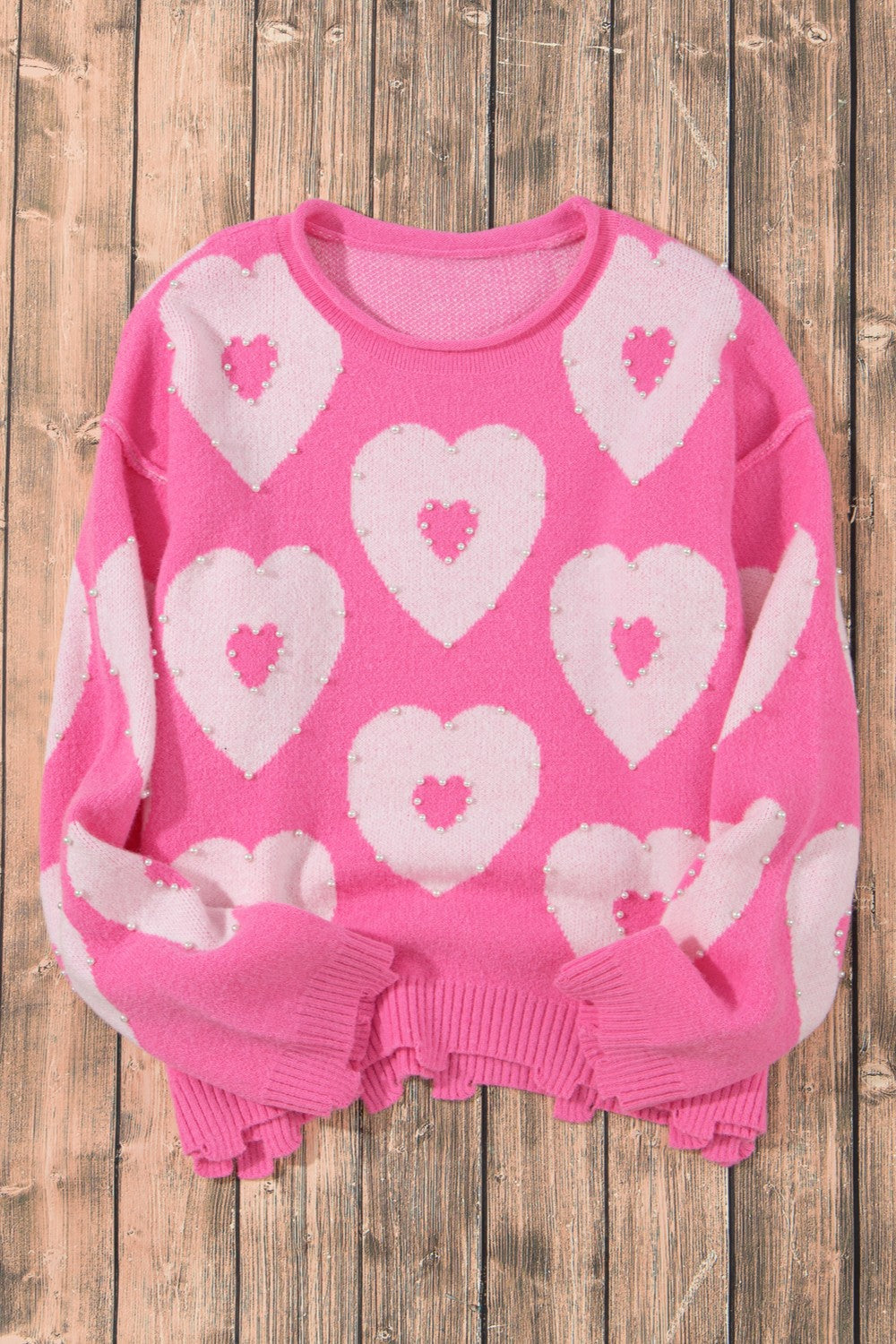 Pearl Heart Sweater