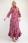 Iredale Dress - Cerise