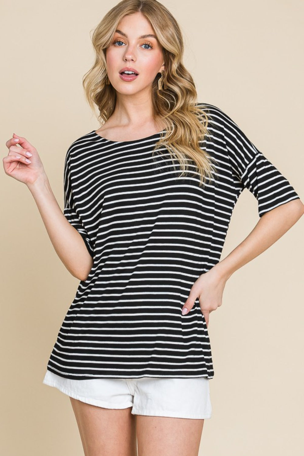 Black Stripes Top