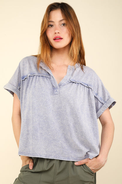 Wallis Top - Denim