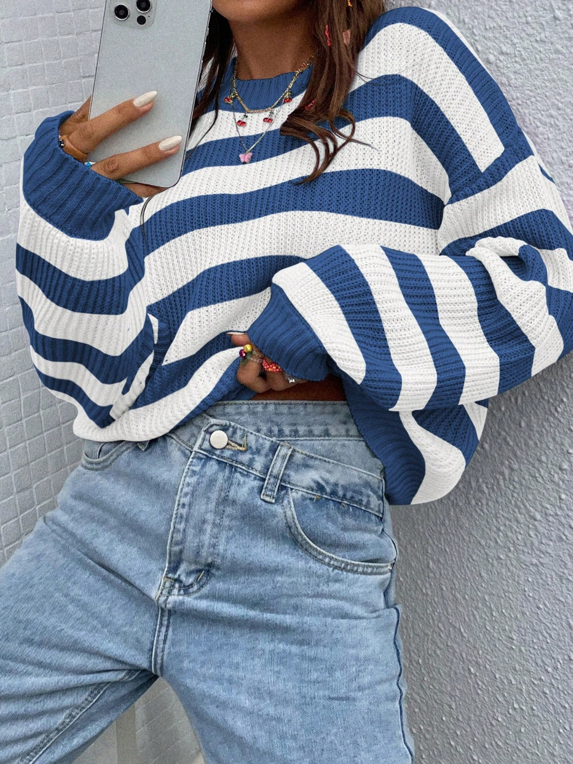 Summerset Striped Sweater